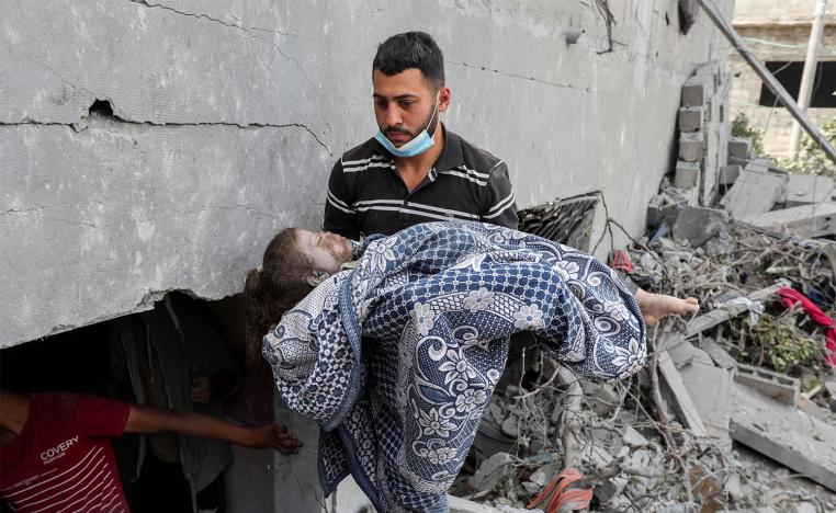 Dead Palestinian child