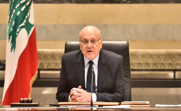 Lebanon's caretaker Prime Minister Najib Mikati 
