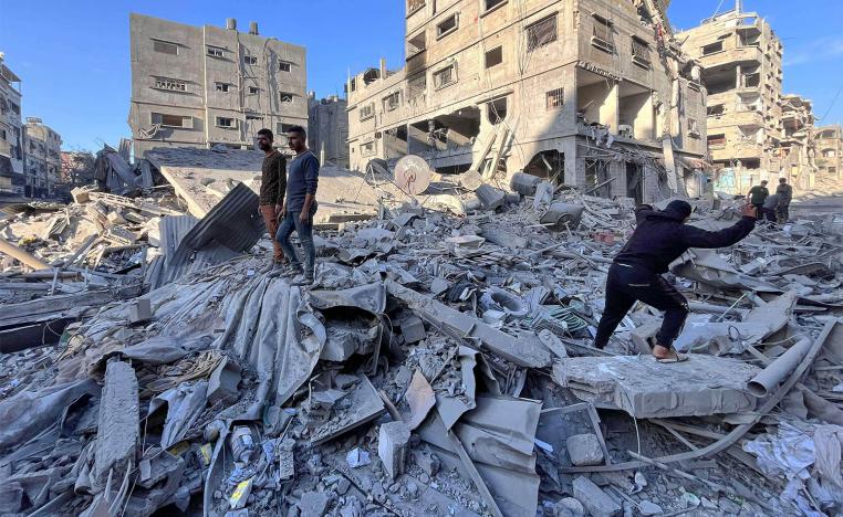 The building was flattened by the Israeli airstrike