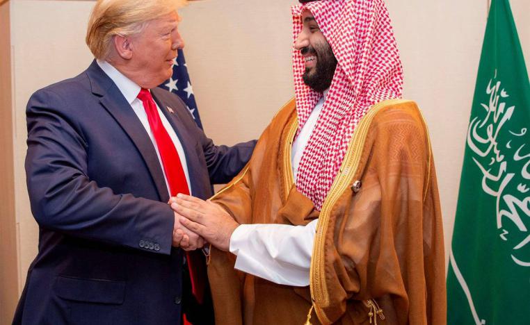 الرئيس الأميركي المنتخب دونالد ترامب مع ولي العهد السعودي الأمير محمد بن سلمان