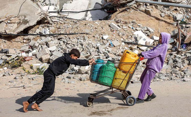 The policy to cut off water 'may amount to the crime of genocide'