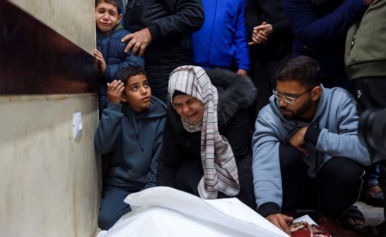 Mourning their dead