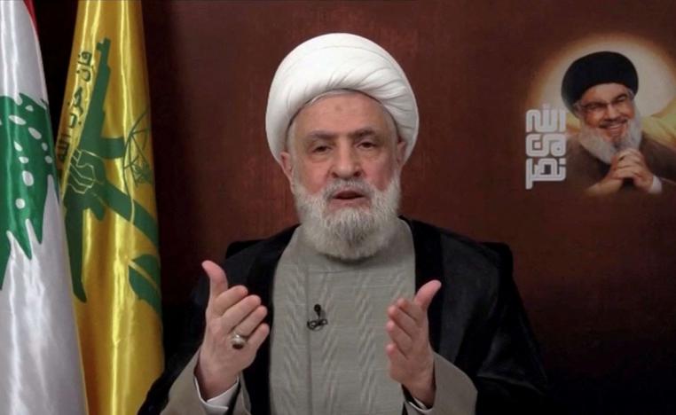 نعيم قاسم  يهدد بأنه قد لا يقف مكتوف اليدين 