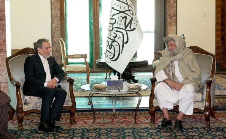 عراقجي أرفع مسؤول إيراني يزور أفغانستان من عودة طالبان للسلطة 