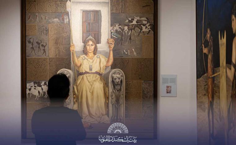 لوحة للفنانة شفاء سالم