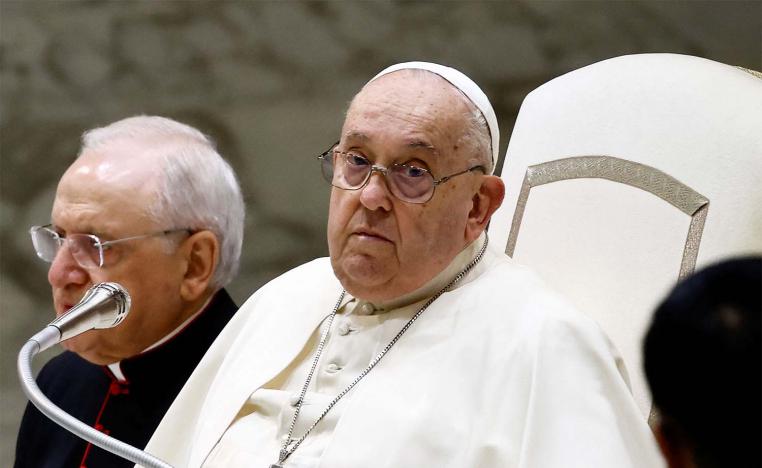 Pope Francis stepped up his criticism of Israel's military campaign in Gaza