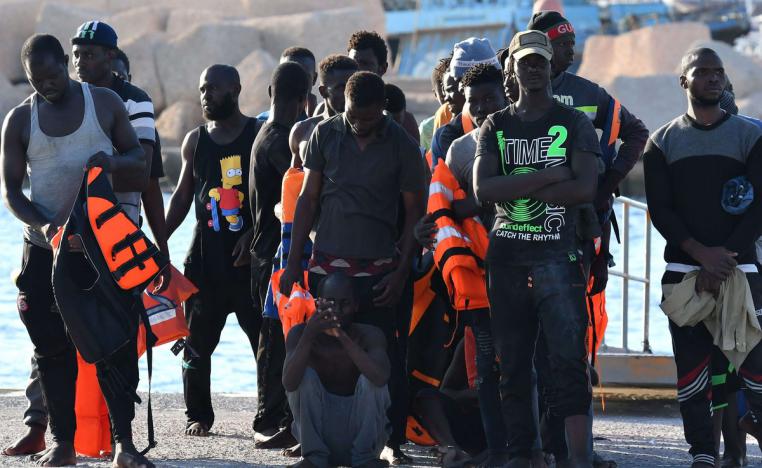 ليبيا  مركز عبور رئيسي للمهاجرين غير الشرعيين