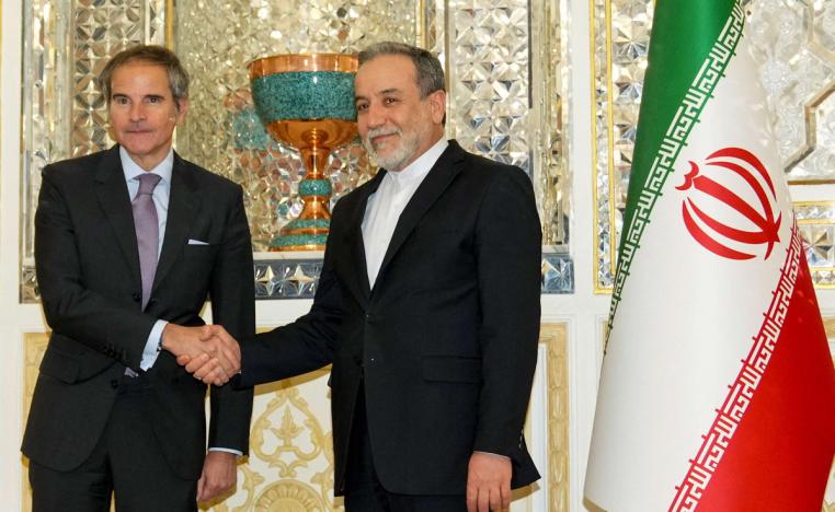 غروسي طالب من عراقجي اثبات حسن النية بشأن الطموحات النووية