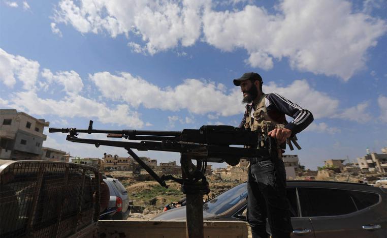 a member of Syrian security forces