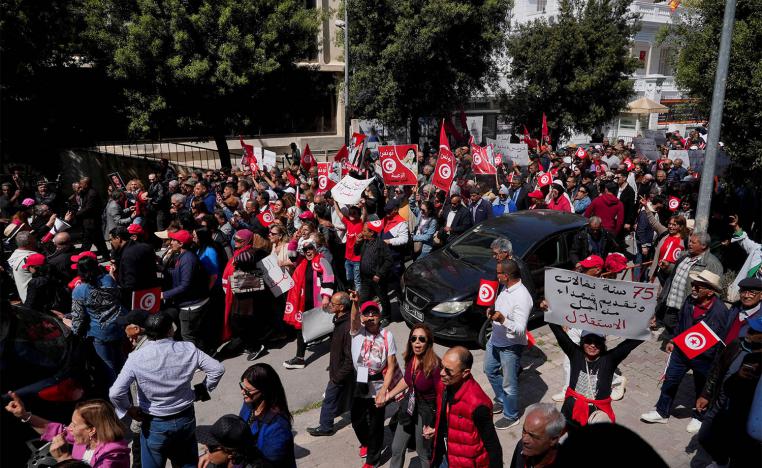 Souab is among the lawyers acting for opposition leaders who received lengthy prison sentences on Saturday on conspiracy charges