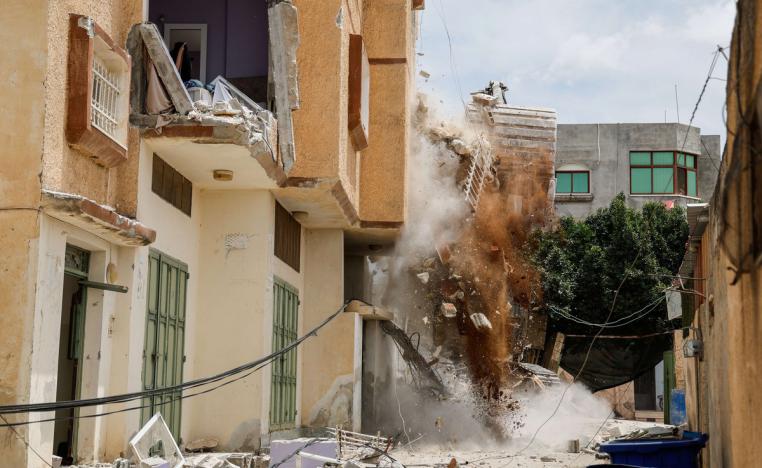 الجيش الاسرائيلي نفذ تفجيرات في مدينة طوباس كرد انتقامي