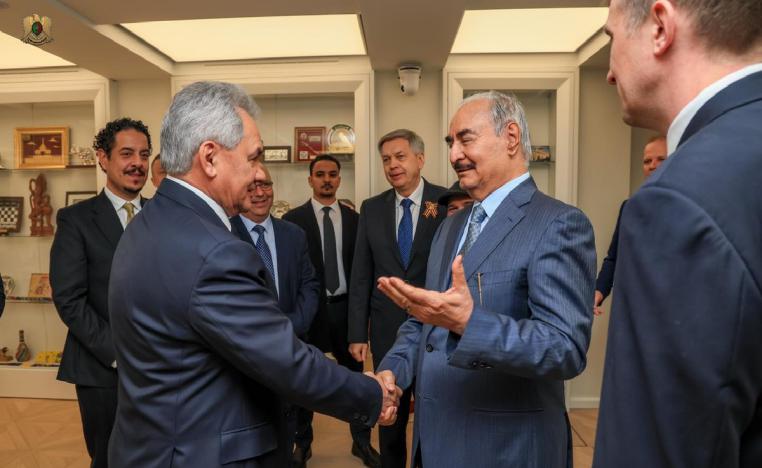 التعاون العسكري يتصدر المباحثات بين حفتر والمسؤولين الروس 