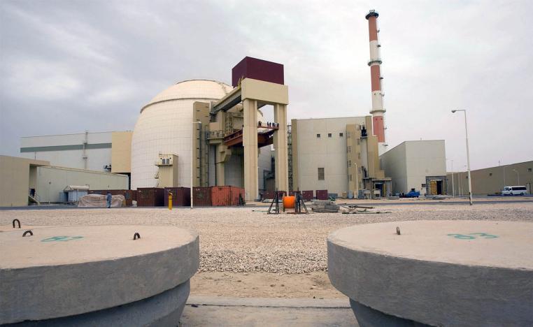 A view of the reactor at Iran's nuclear power plant in Bushehr
