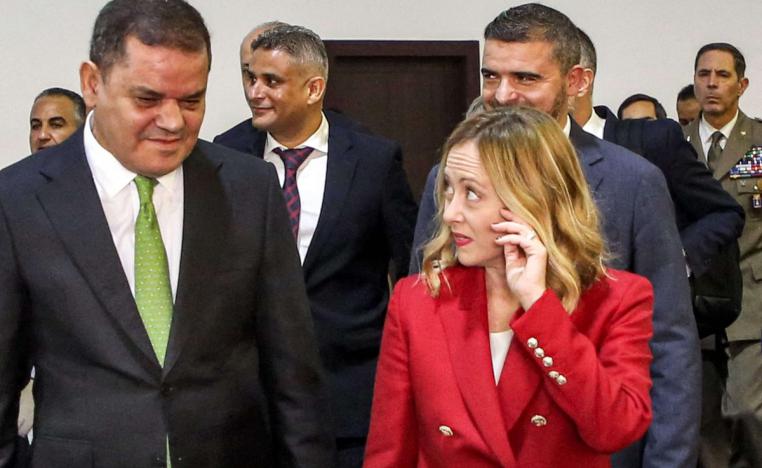 حكومة ميلوني من بين أبرز داعمي حكومة الدبيبة