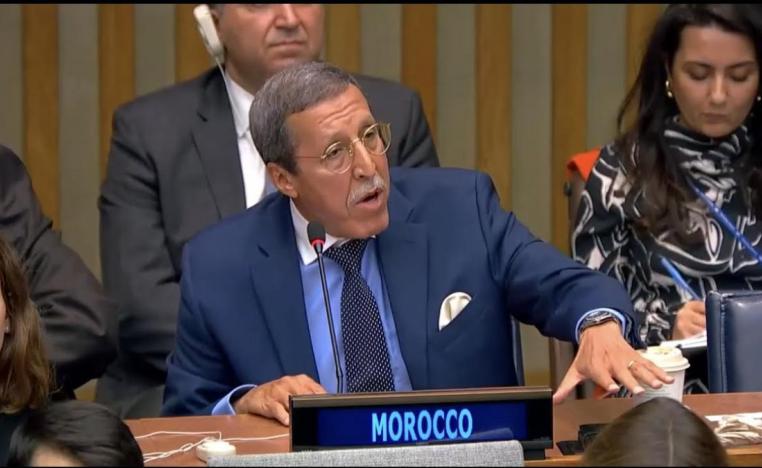 سفير المغرب لدى الأمم ينتقد مساعي التشويش على الانتصارات في قضية الصحراء 