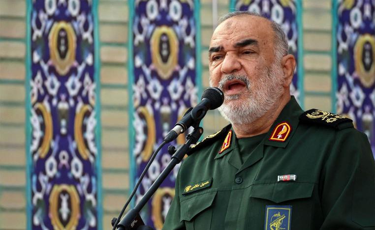 Head of Iranian revolutionary guard corps (IRGC) Hossein Salami 