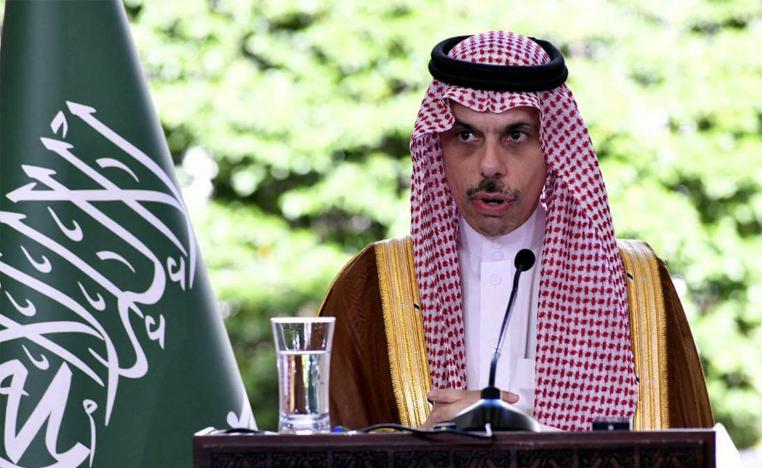 Saudi Arabia's Foreign Minister Prince Faisal bin Farhan Al-Saud