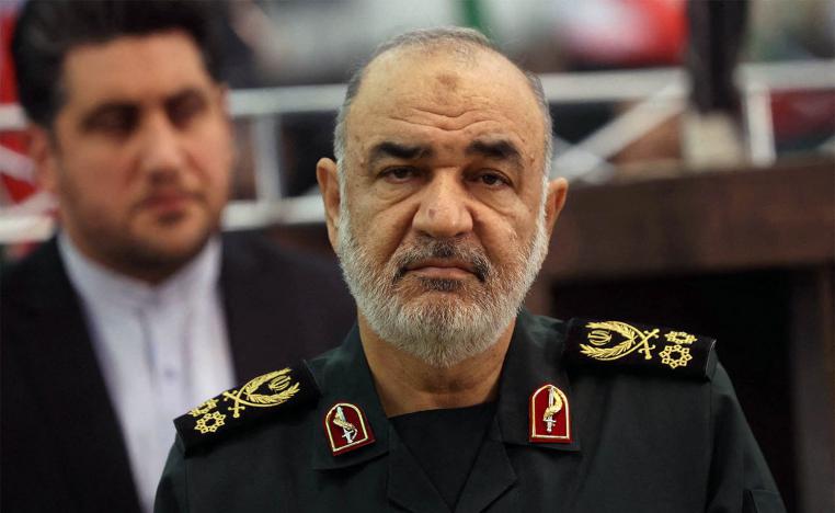 The head of the revolutionary guards Hossein Salami