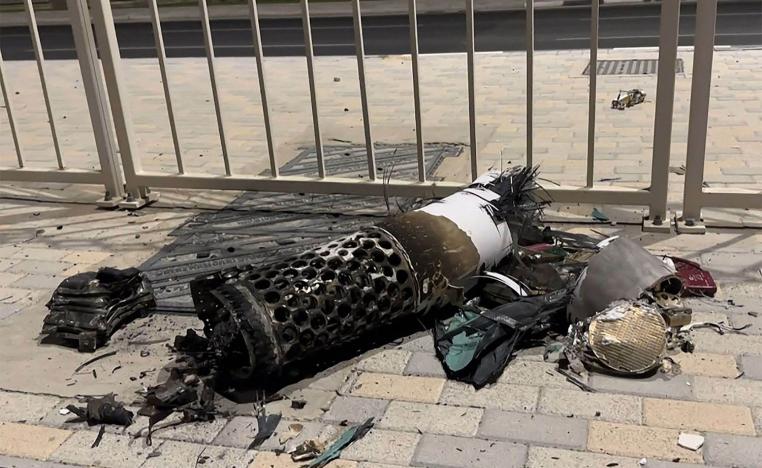 An Iranian missile intercepted over Qatar