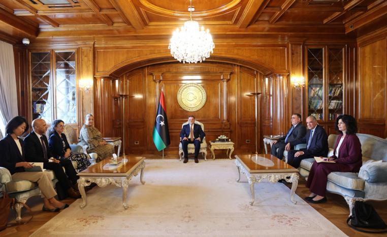 تيتيه أطلعت الدبيبة على مخرجات اجتماع لجنة المتابعة الدولية بشأن ليبيا في برلين