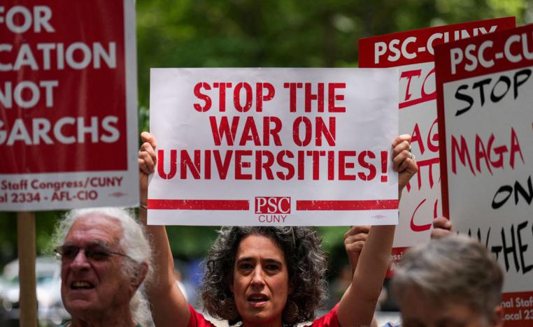 العلاقة بين الجامعات وإدارة ترامب ليست على ما يرام 