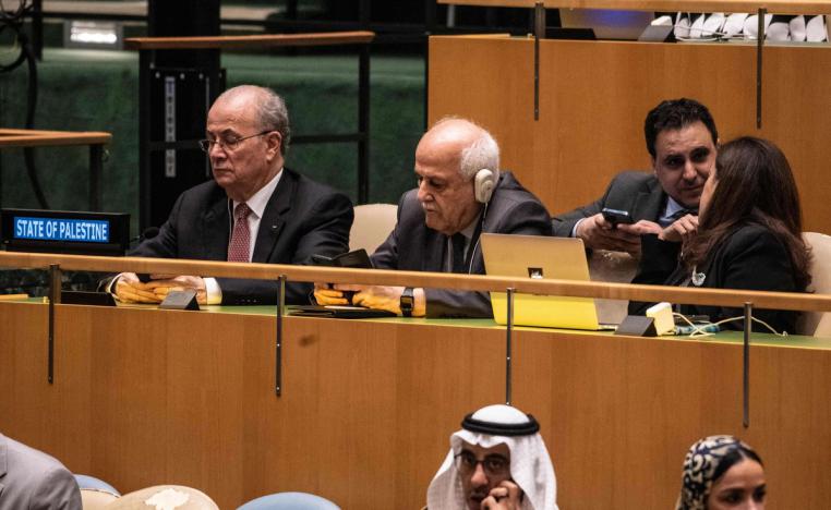الحضور الفلسطيني للاجتماع الأممي قد يقتصر على البعثة الفلسطينية المتواجدة في نيويورك