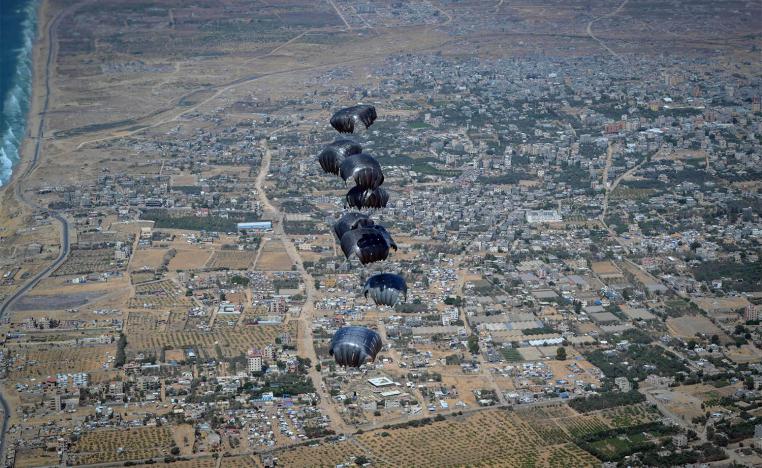UAE airdrop of aid in Gaza