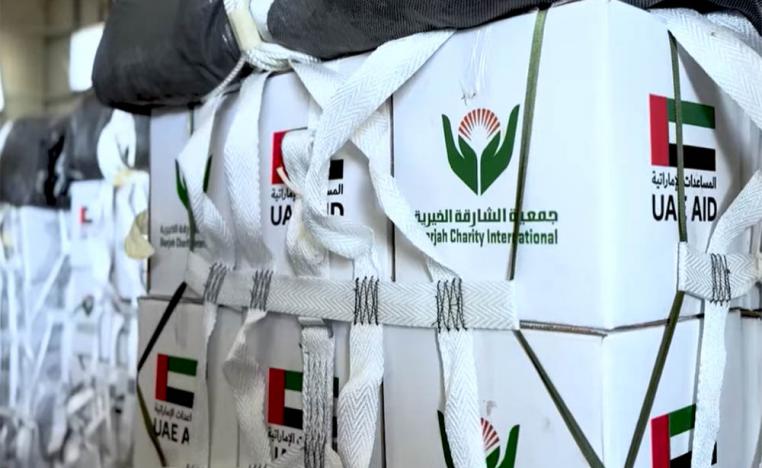 UAE's total aid delivered by air to Gaza under has surpassed 4,012 tonnes of food and other essential supplies