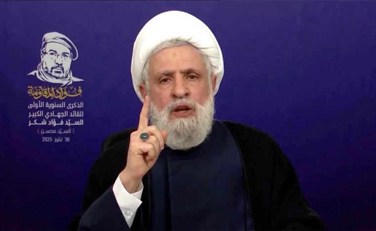 Hezbollah chief Naim Qassem 