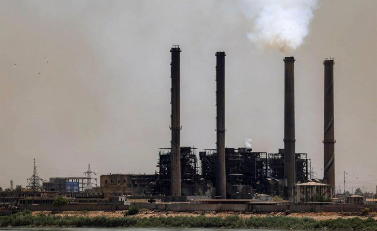 The Dora (Daura) Thermal Power Station in the Dora district in southern Baghdad 