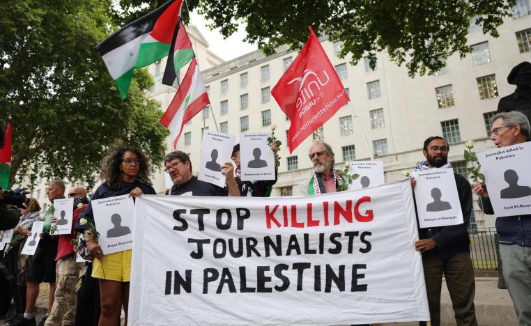 تنديد عالمي بالجرائم ضد الصحافيين الفلسطينيين