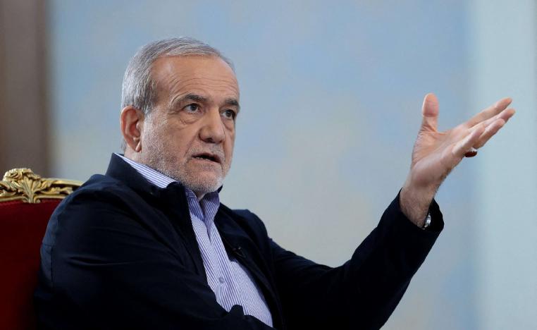 بزشكيان يروج لقدة إيران على الصمود في مواجهة العقوبات 