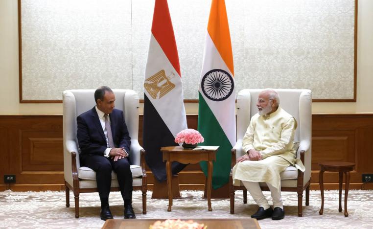  عبدالعاطي ناقش مشروع الممر خلال محادثاته مع نظيره الهندي