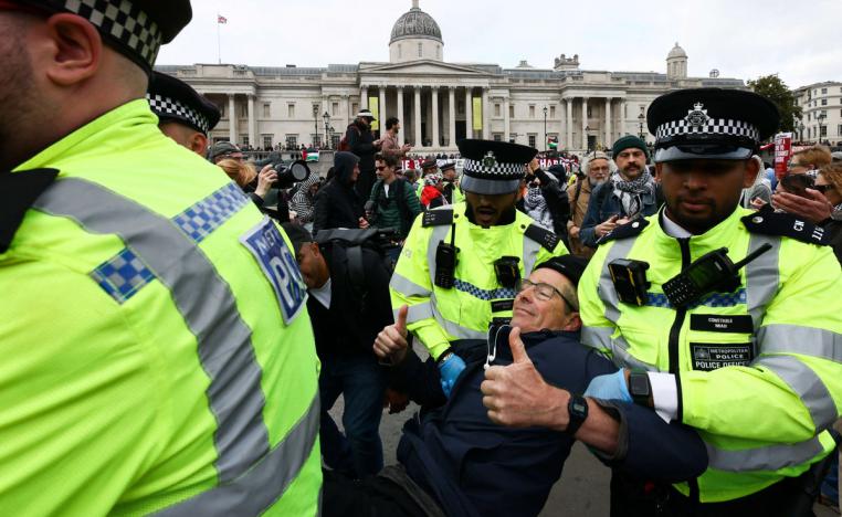 منظموا المظاهرة تحدوا قرار منعها 