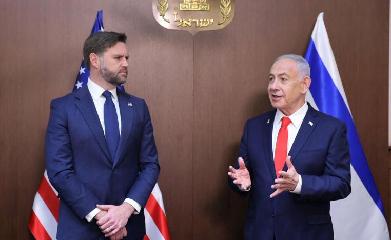 نتنياهو بحث مع نائب ترامب ملف أمن غزة 