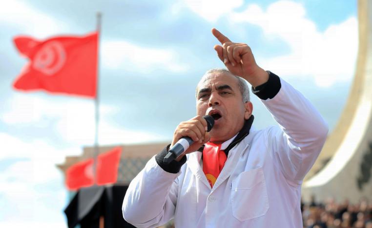 ايقاف لسعد اليعقوبي ضربة موجعة لاتحاد الشغل