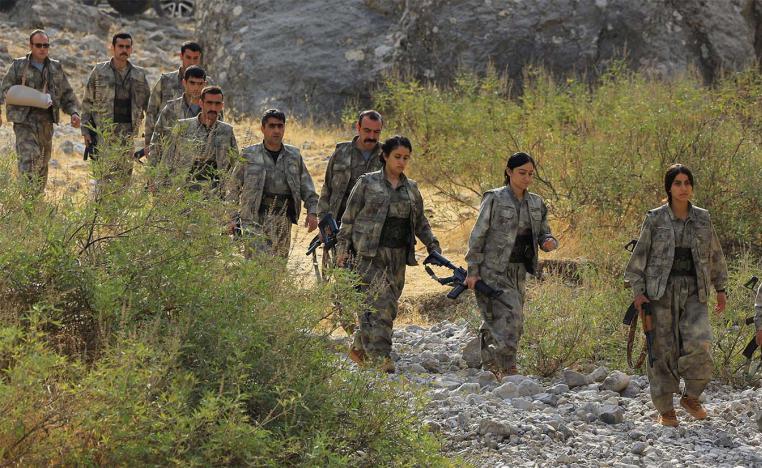 Kurdistan Workers Party fighters in Iraq