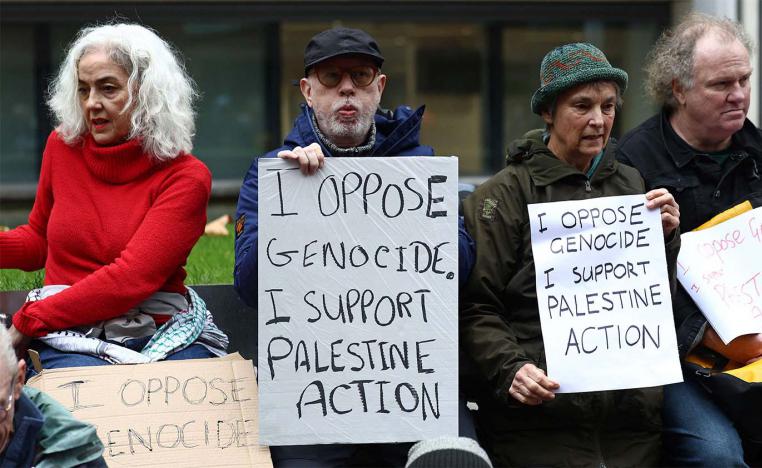 The UK says the group is responsible for 'escalating campaign' of damage