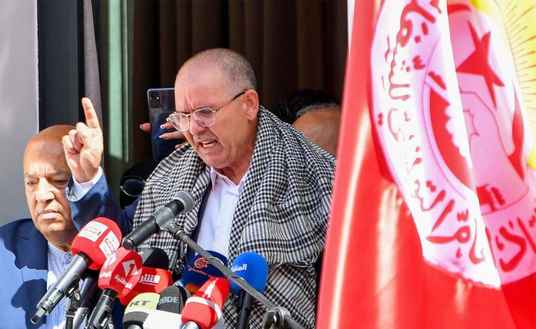 UGTT leader Noureddine Taboubi