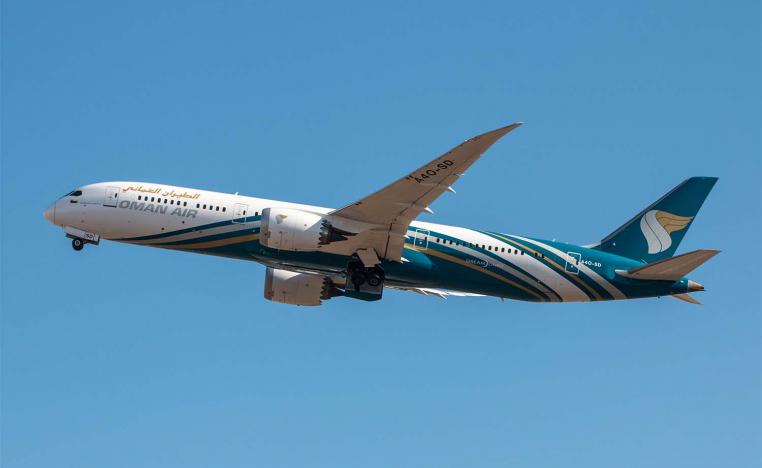 Oman Air plane