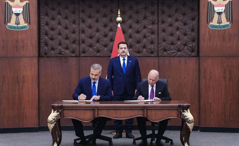 The signing of a water cooperation agreement in Baghdad