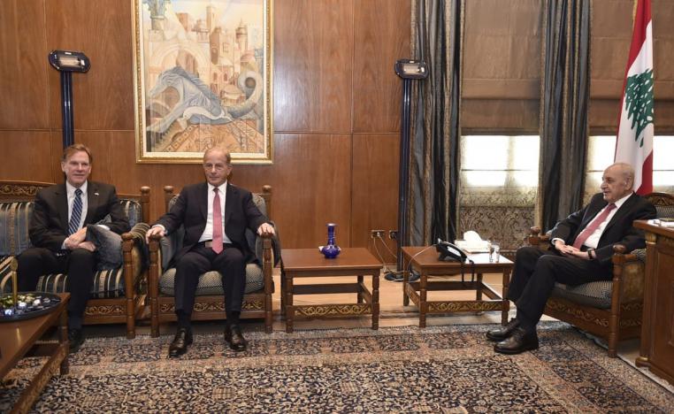 عيسى ينقل لبري رسائل أميركية واضحة وحاسمة حول سلاح حزب الله