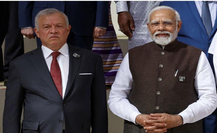 ملك الاردن أجرى زيارتين رئيستين للهند