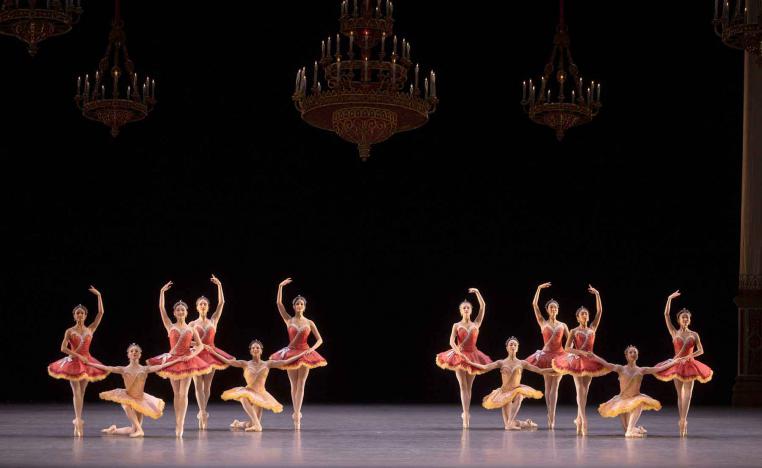 Part of a performance by dancers of the American Ballet Theatre.