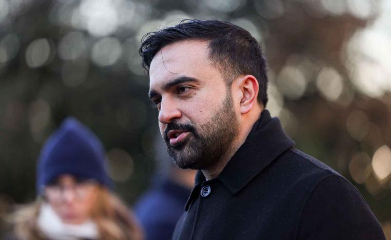 New York City mayor Zohran Mamdani speaks during a news conference in New York City, December 9, 2025. 