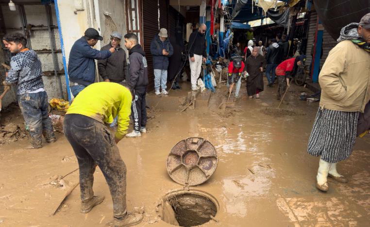 استجابة سريعة حدّت من آثار الفيضانات التي اجتاحت مدينة الخزف 