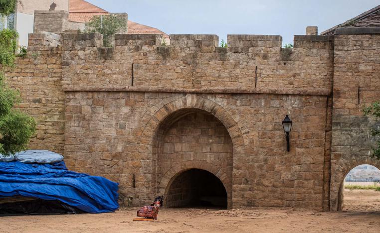 The ancient medina inundated