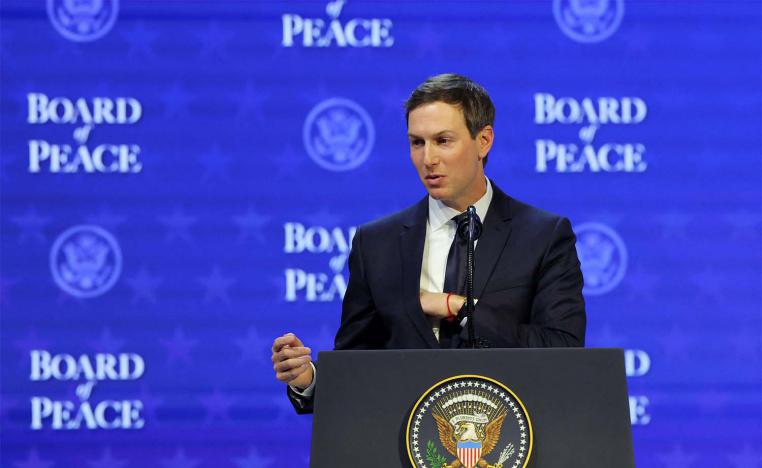 Kushner presented the proposal as part of the launch of Trump's "Board of Peace"