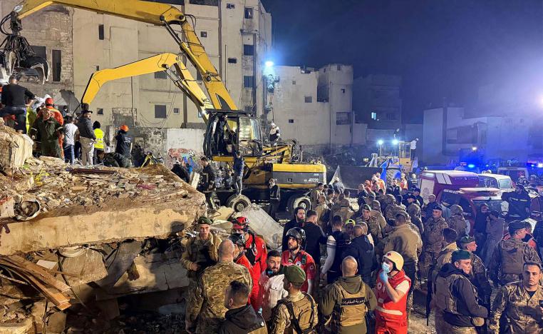 Rescue workers and residents had so far recovered three people alive from under the rubble