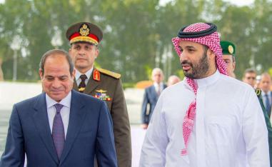 عبدالفتاح السيسي والأمير محمد بن سلمان